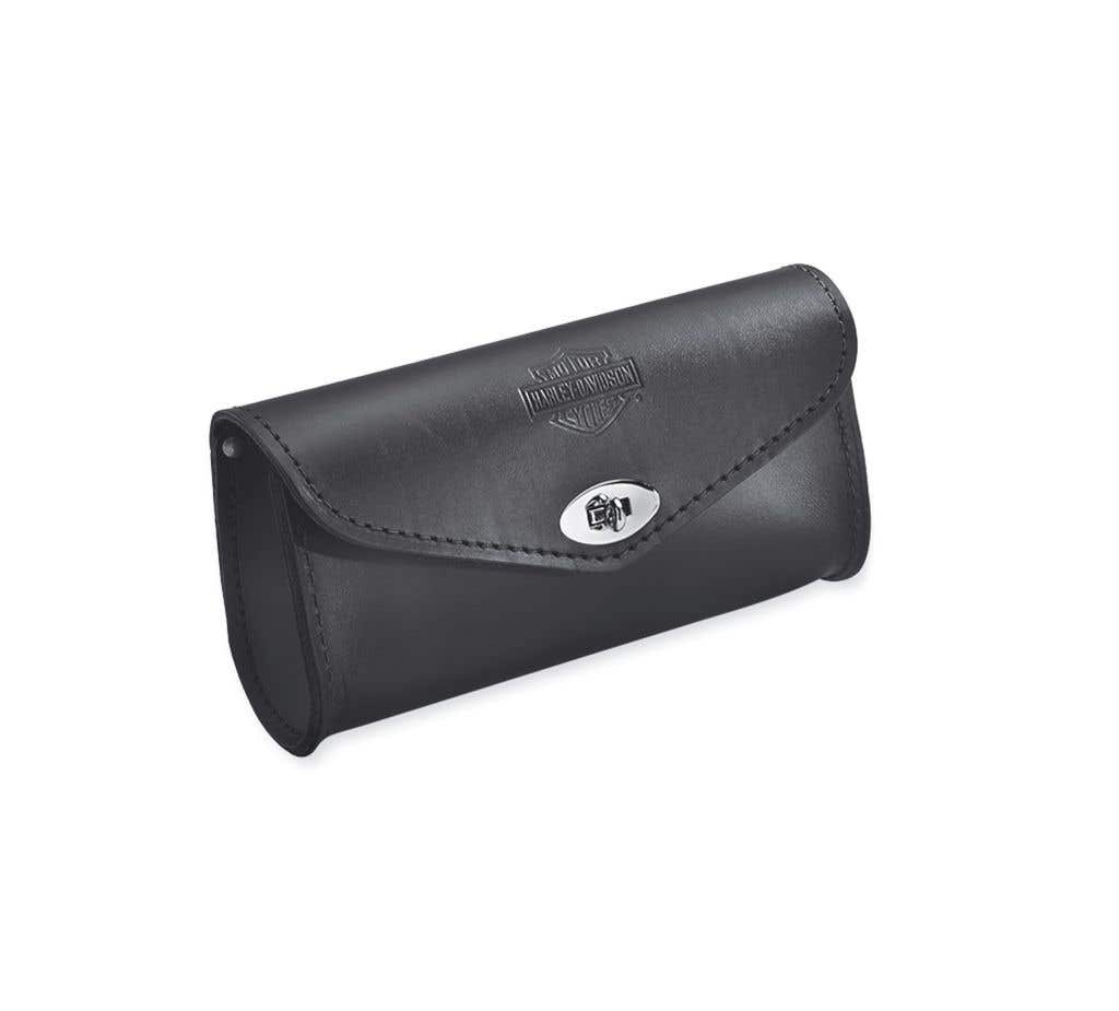 HARLEY-DAVIDSON BAR & SHIELD LEATHER WINDSHIELD BAG