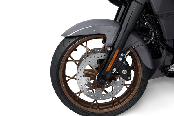 HARLEY-DAVIDSON CHOPPED FRONT FENDER - GUNSHIP GRAY