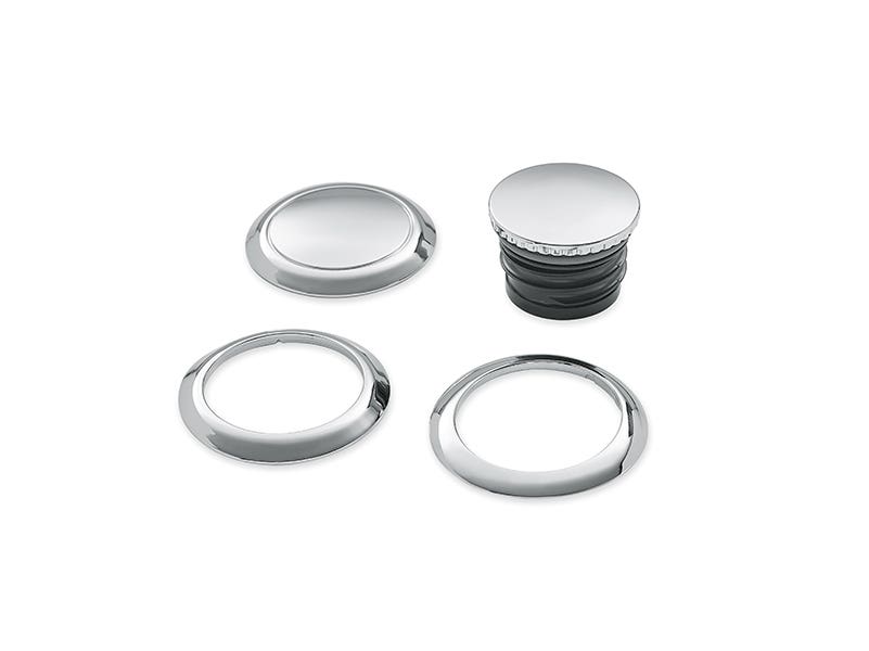 HARLEY-DAVIDSON FLUSH MOUNT FUEL CAP AND LEFT SIDE TANK CAP KIT
