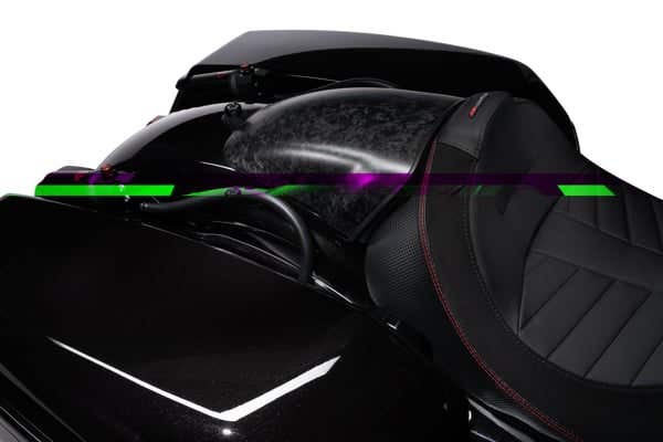 HARLEY-DAVIDSON FORGED CARBON FIBER SEAT COWL