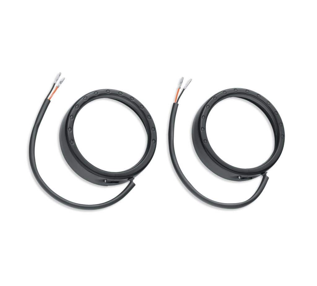 HARLEY-DAVIDSON ELECTRA GLO LIGHT RINGS - 4 IN. AUXILIARY LAMP