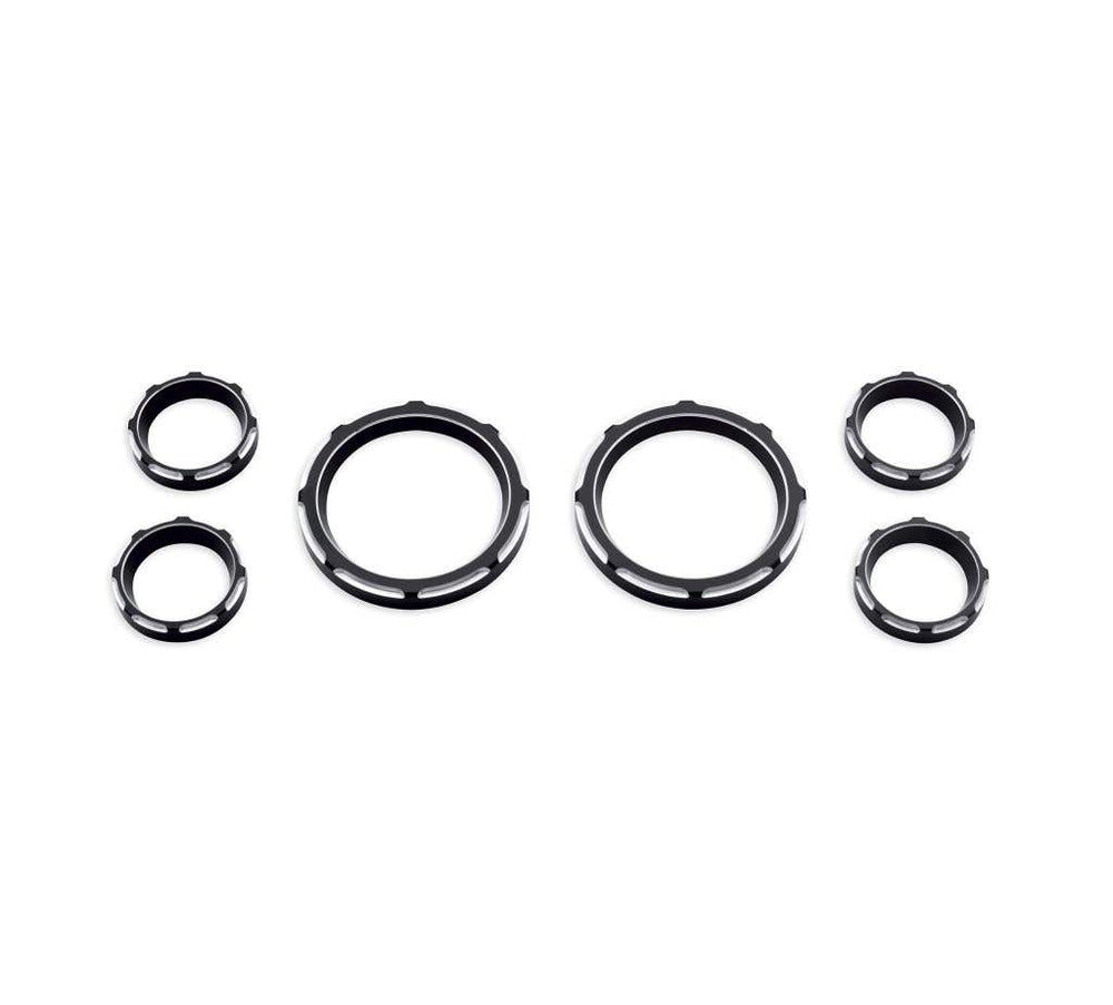 HARLEY-DAVIDSON BURST GAUGE BEZEL KIT
