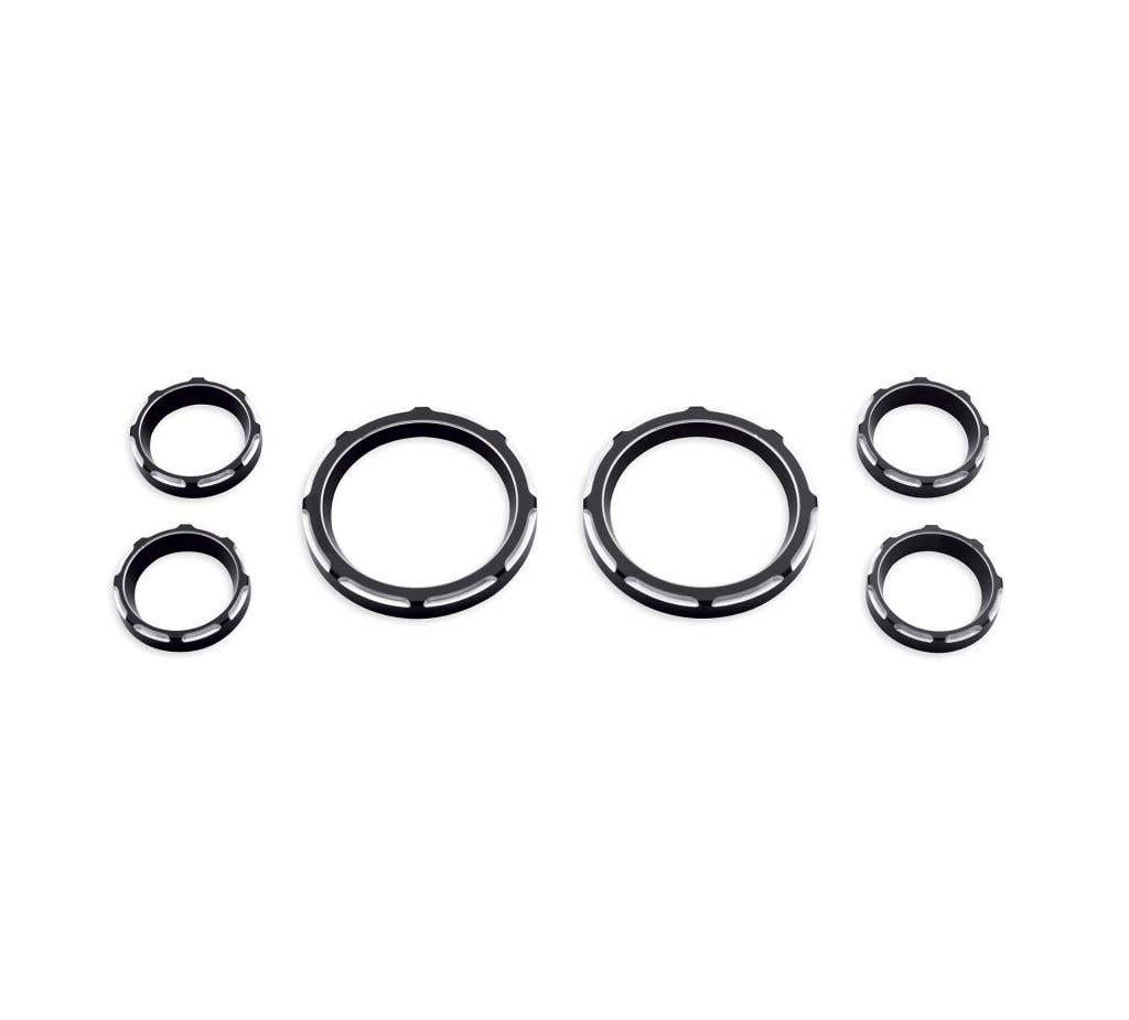 HARLEY-DAVIDSON BURST GAUGE BEZEL KIT