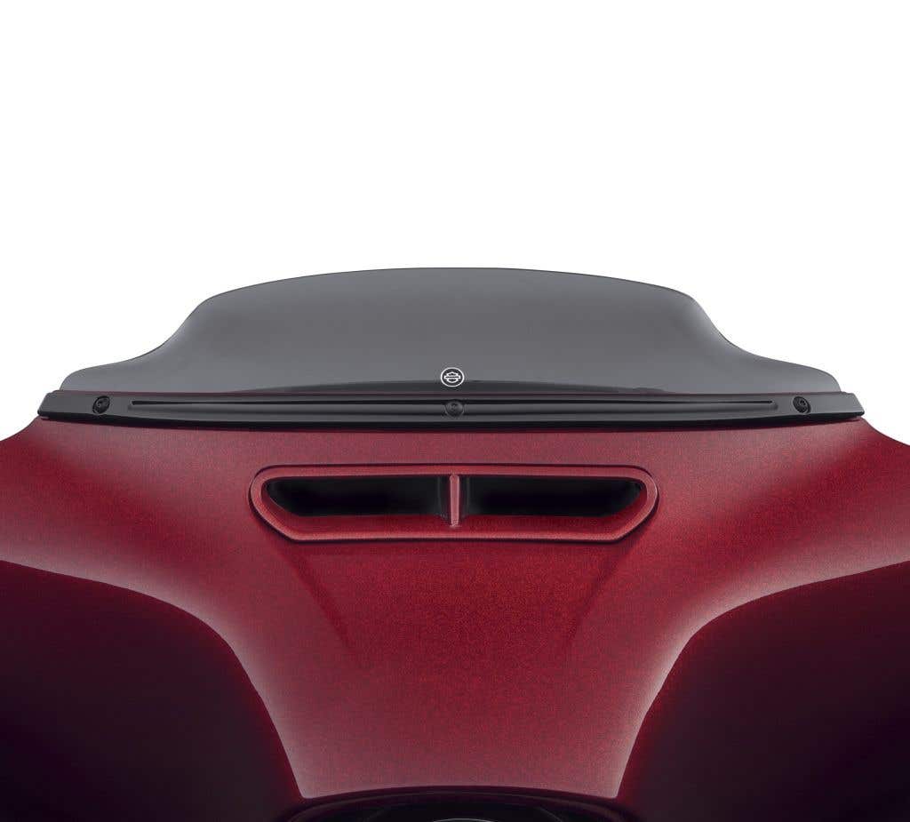 HARLEY-DAVIDSON GROOVED BLACK WINDSHIELD TRIM