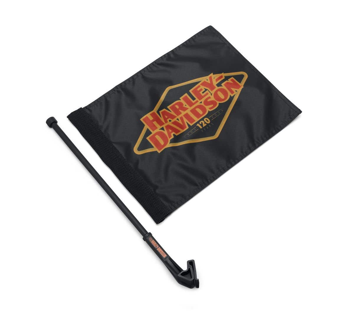 HARLEY-DAVIDSON 120TH ANNIVERSARY FLAG KIT  TOUR-PAK/SADDLEBAG MOUNT