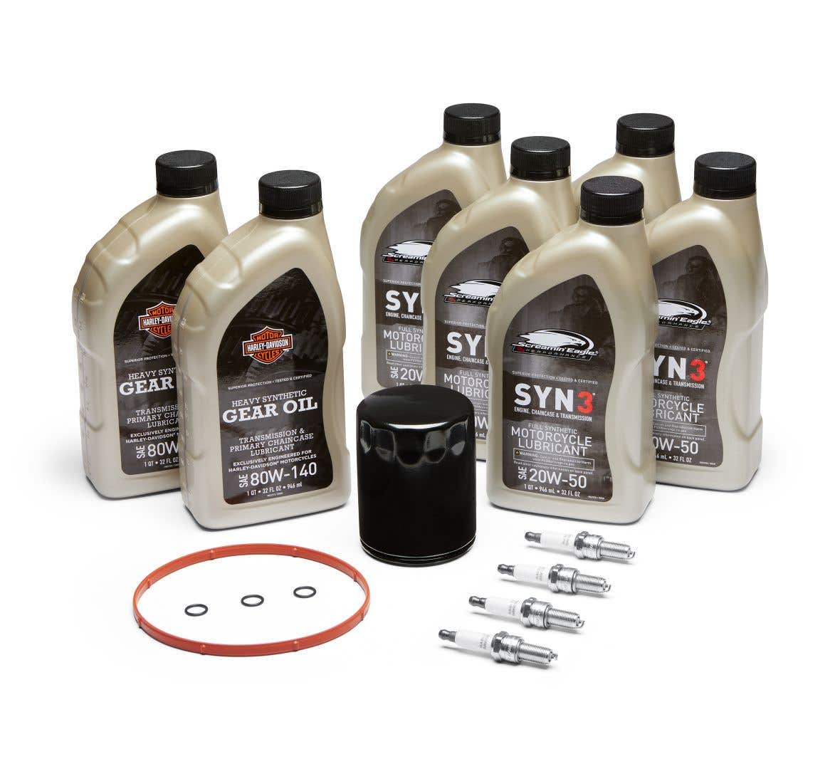 SCREAMIN' EAGLE MILWAUKEE-EIGHT SYN3 TUNE UP KIT  BLACK FILTER