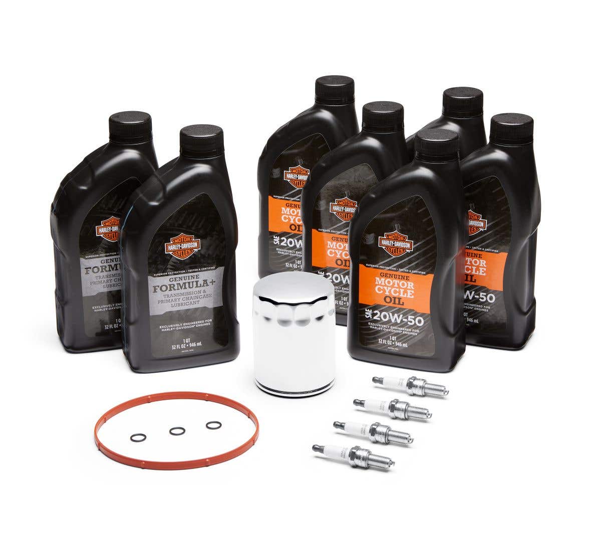 HARLEY-DAVIDSON MILWAUKEE-EIGHT 20W50/FORMULA+ TUNE UP KIT  CHROME FILTER