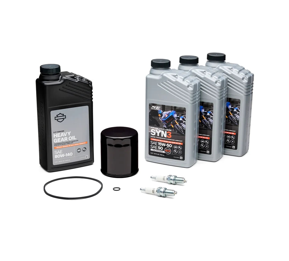 SCREAMIN' EAGLE XL SYN3 TUNE UP KIT  BLACK FILTER