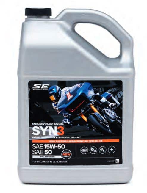 SCREAMIN' EAGLE SCREAMIN EAGLE GENUINE SYN3 FULL SYNTHETIC LUBRICANT - SAE 15W50 / SAE 50 4 LITER