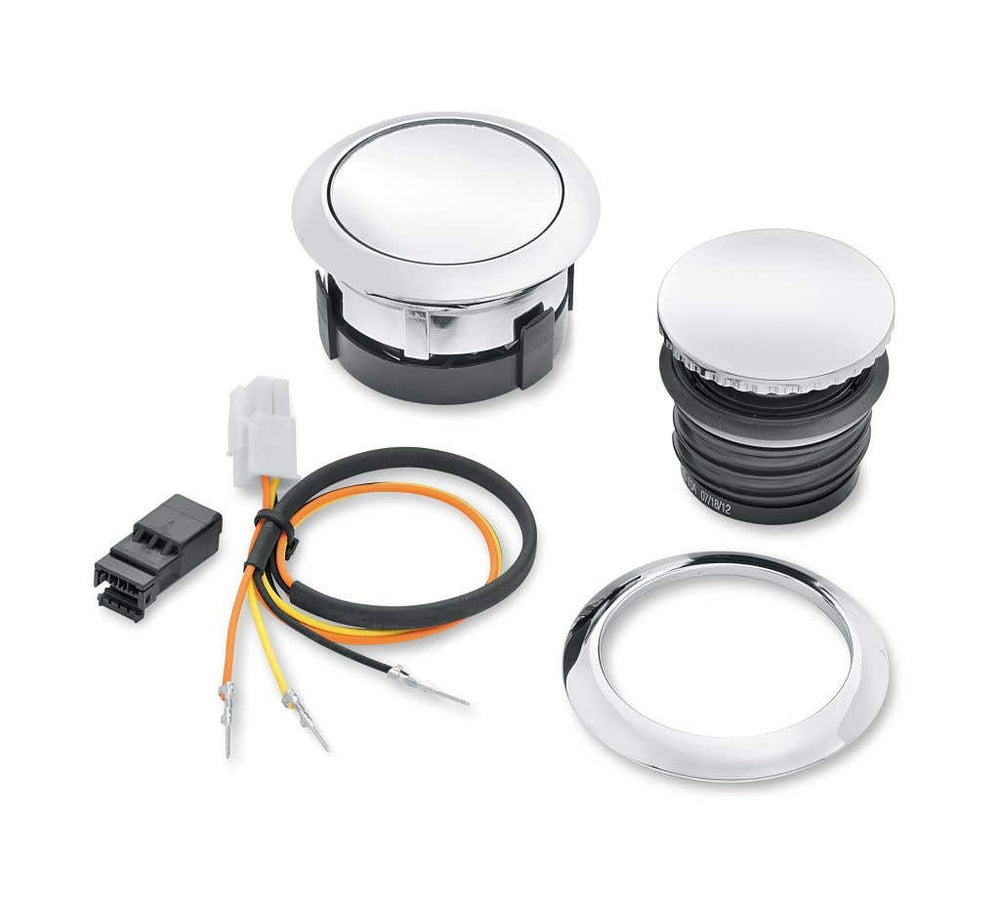 HARLEY-DAVIDSON FLUSH-MOUNT FUEL CAP AND GAUGE KIT