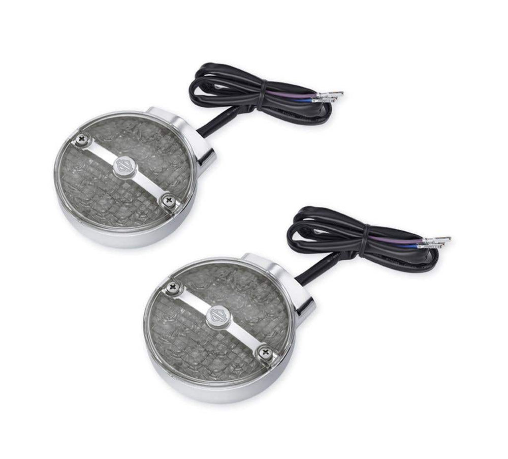 HARLEY-DAVIDSON FRONT LED FLAT LENS TURN SIGNAL KIT