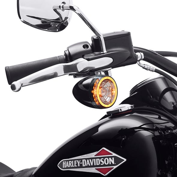 HARLEY-DAVIDSON FRONT SIGNATURE LED TURN SIGNAL INSERT