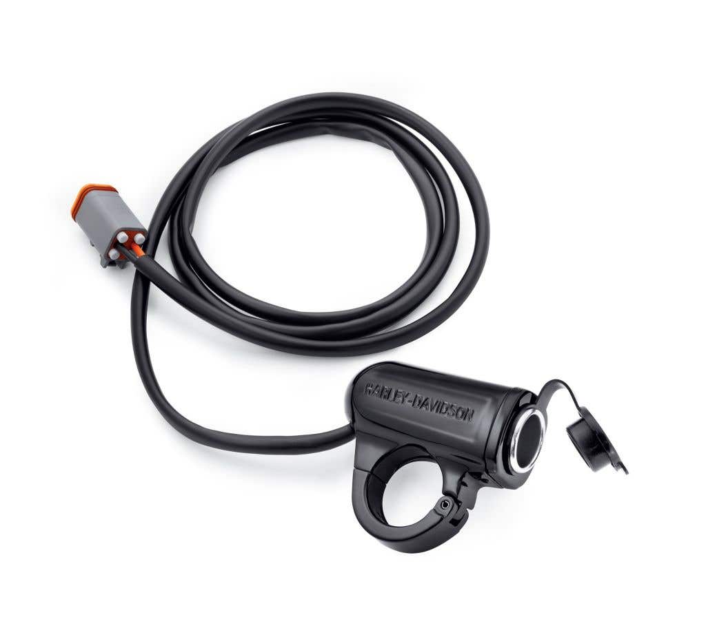 HARLEY-DAVIDSON HANDLEBAR MOUNT AUXILIARY POWER PORT