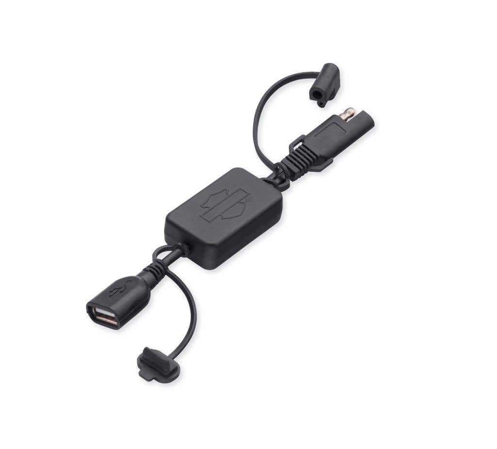 HARLEY-DAVIDSON SAE 2 PIN TO USB CHARGING CABLE ADAPTOR