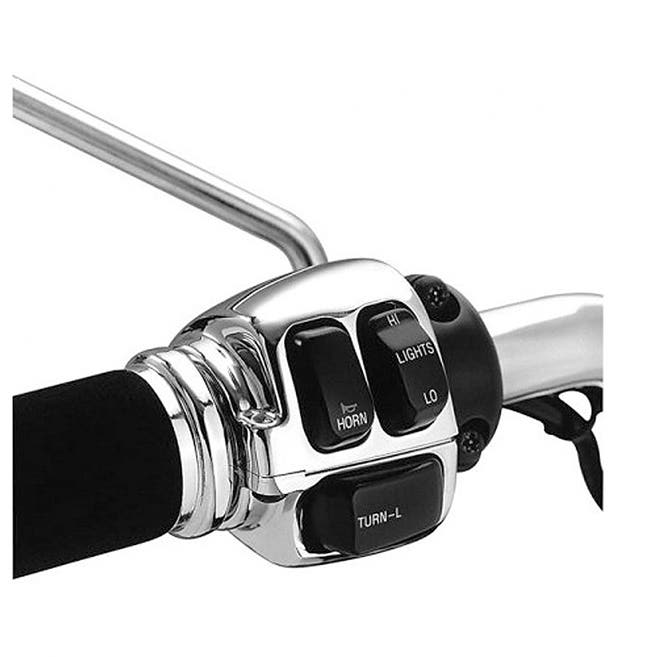 HARLEY-DAVIDSON CHROME SWITCH HOUSING KIT