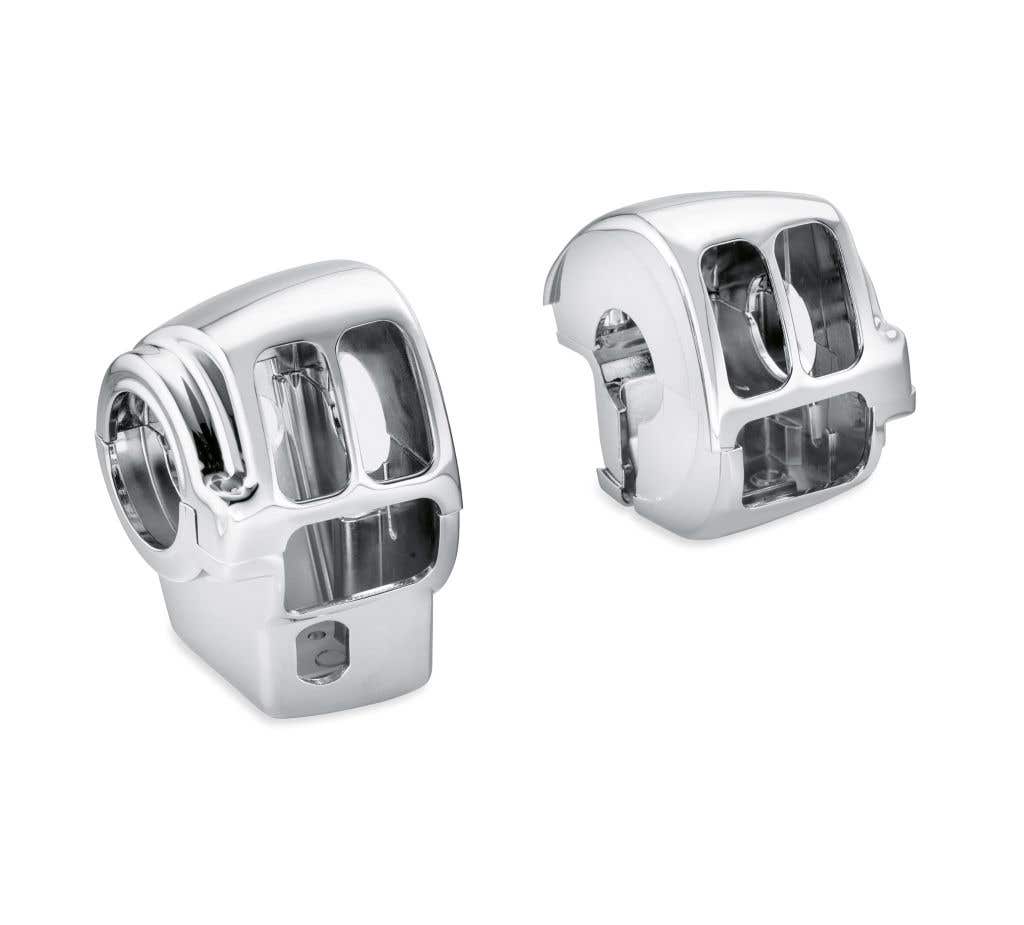 HARLEY-DAVIDSON CHROME SWITCH HOUSING KIT
