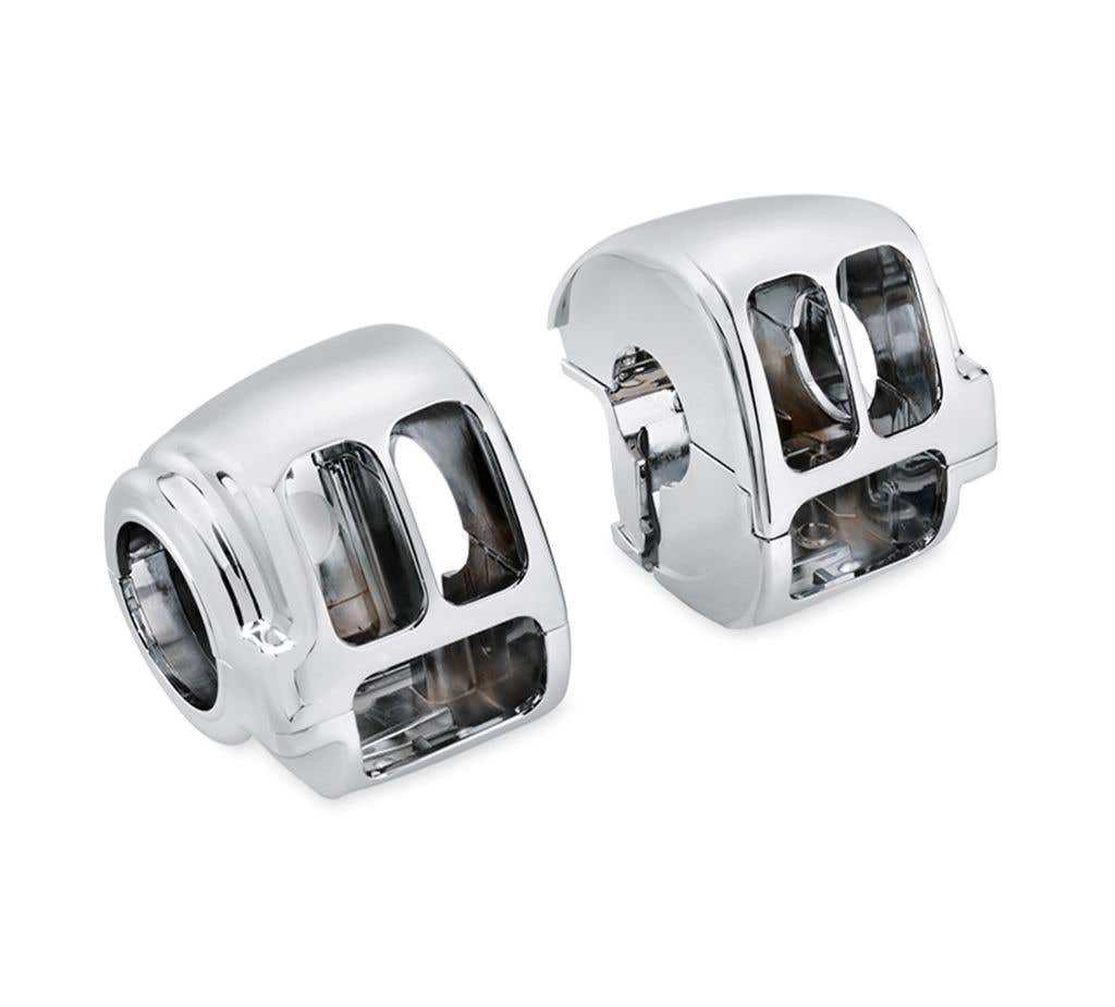 HARLEY-DAVIDSON CHROME SWITCH HOUSING KIT