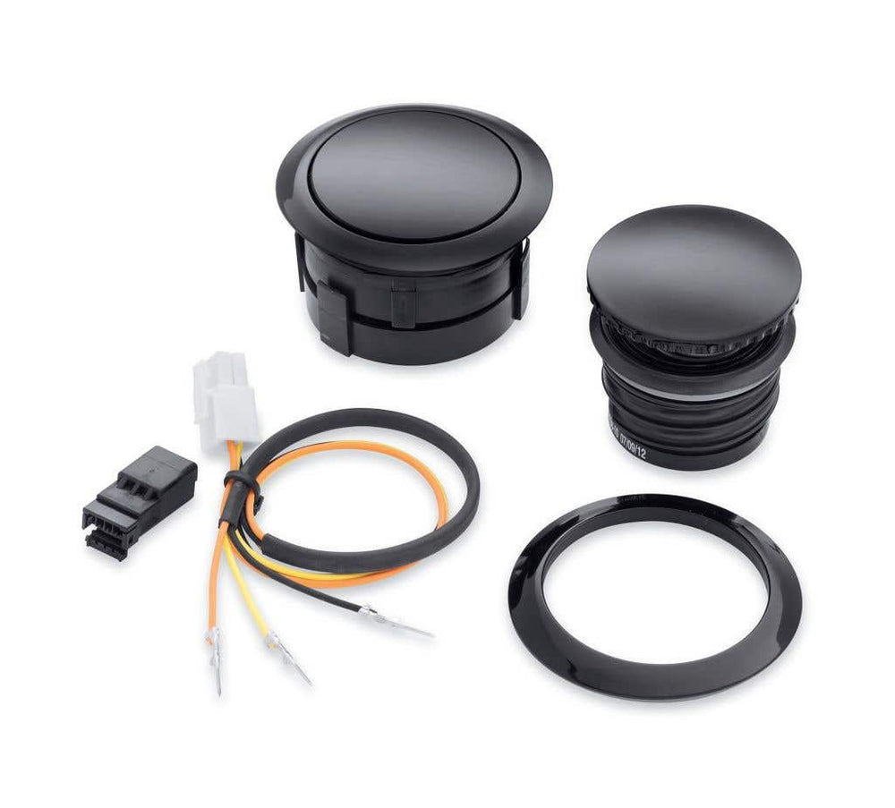 HARLEY-DAVIDSON FLUSH-MOUNT FUEL CAP AND GAUGE KIT