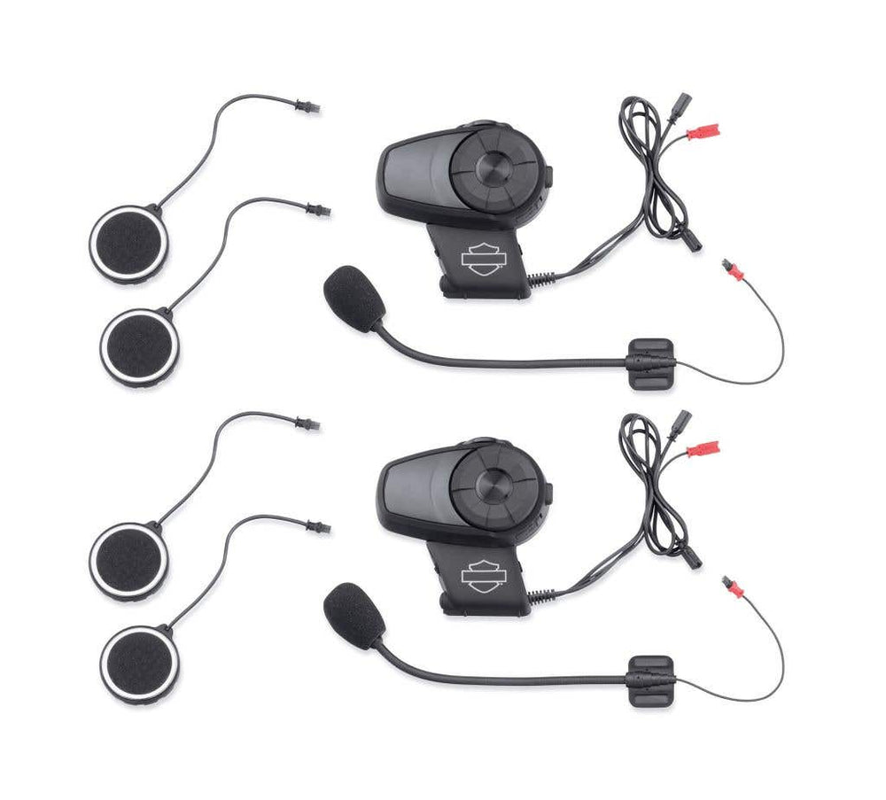 HARLEY-DAVIDSON BOOM! AUDIO 10S BLUETOOTH HELMET DUAL HEADSET PACK