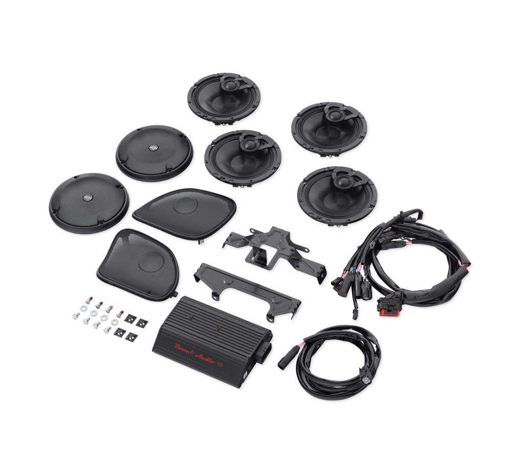 HARLEY-DAVIDSON 4-SPEAKER ULTRA BOOM! AUDIO STAGE I BAGGER KIT