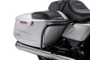 HARLEY-DAVIDSON GLOSS BLACK REAR SADDLEBAG GUARDS