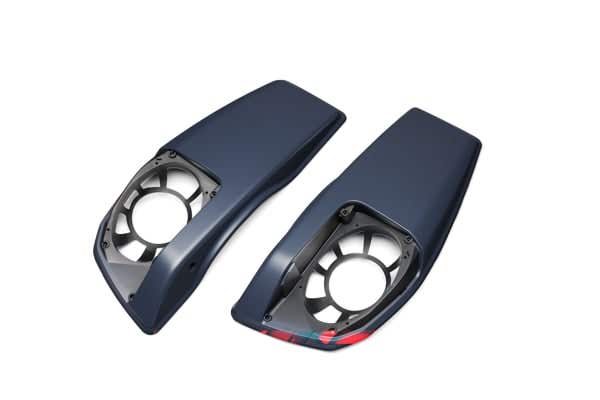 HARLEY-DAVIDSON SADDLEBAG SPEAKER LIDS - PRIMED/PAINTABLE