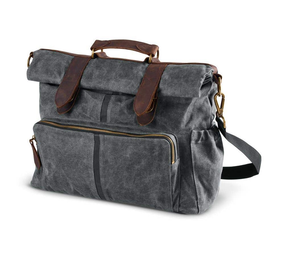 HARLEY-DAVIDSON WAXED CANVAS MESSENGER BAG