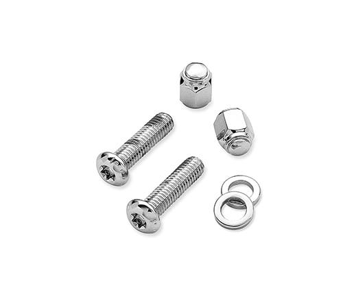 HARLEY-DAVIDSON CHROMED BULLET TIP FOOTPEG BOLT KIT