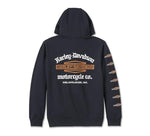 HARLEY-DAVIDSON MENS ROARING BALACLAVA HOODIE