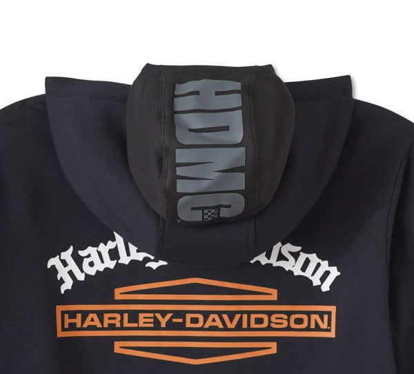 HARLEY-DAVIDSON MENS ROARING BALACLAVA HOODIE