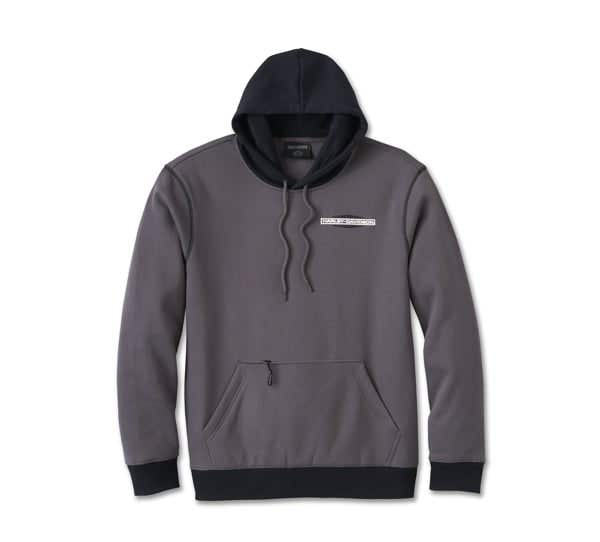 HARLEY-DAVIDSON MENS KICKSTART PULLOVER HOODIE