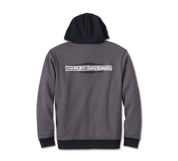 HARLEY-DAVIDSON MENS KICKSTART PULLOVER HOODIE