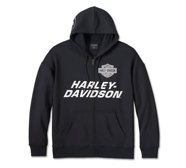 HARLEY-DAVIDSON MENS ZIP-UP HOODIE