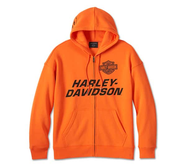 HARLEY-DAVIDSON MENS ZIP-UP HOODIE