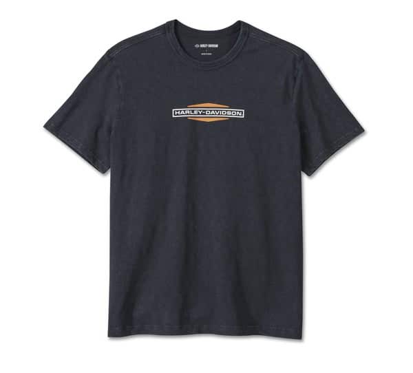 HARLEY-DAVIDSON MENS STACKED BAR & SHIELD SLUB TEE