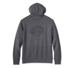 HARLEY-DAVIDSON MENS BAR & SHIELD 3D HOODIE