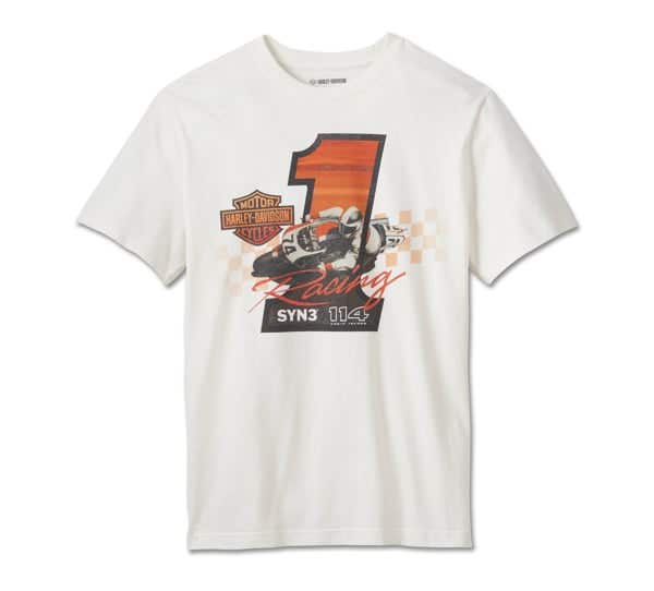 HARLEY-DAVIDSON MENS H-D #1 RACER TEE