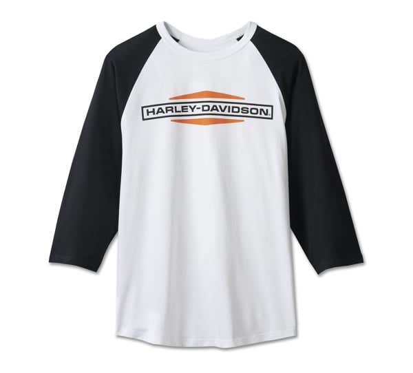 HARLEY-DAVIDSON MENS FACTORY RAGLAN TEE