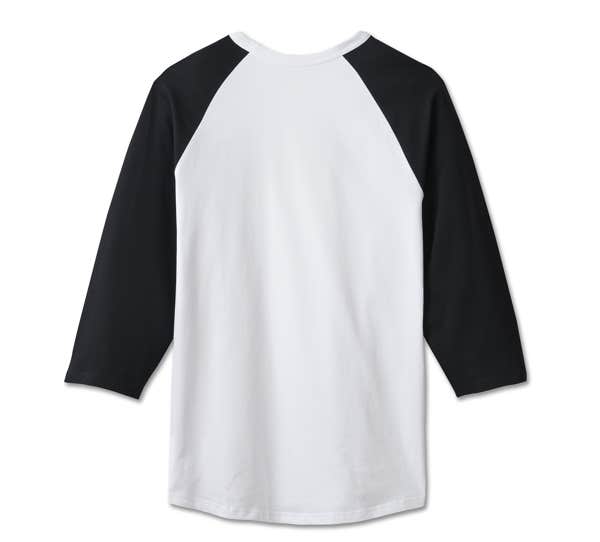 HARLEY-DAVIDSON MENS FACTORY RAGLAN TEE