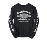 HARLEY-DAVIDSON MENS OLD ENGLISH STACKED BAR & SHIELD TEE