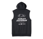 HARLEY-DAVIDSON MENS SLEEVELESS HOODIE