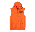 HARLEY-DAVIDSON MENS SLEEVELESS HOODIE
