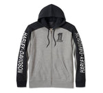 HARLEY-DAVIDSON MENS #1 VICTORY ZIP-UP HOODIE