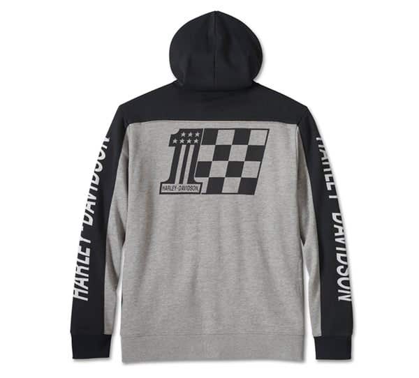 HARLEY-DAVIDSON MENS #1 VICTORY ZIP-UP HOODIE