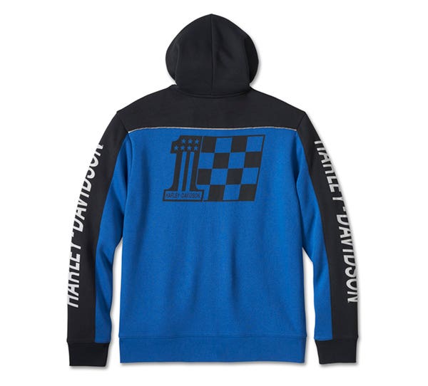 HARLEY-DAVIDSON MENS #1 VICTORY ZIP-UP HOODIE