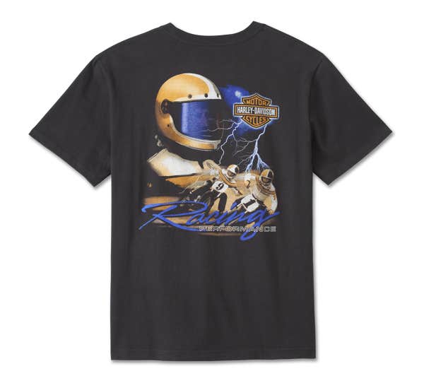 HARLEY-DAVIDSON MENS H-D NIGHT RIDER TEE