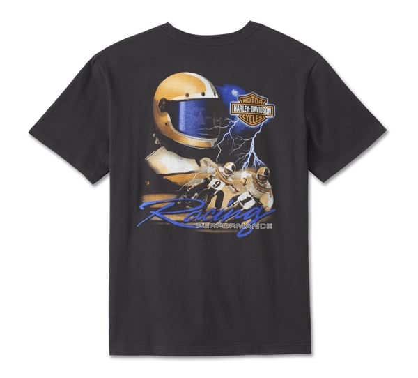 HARLEY-DAVIDSON MENS H-D NIGHT RIDER TEE