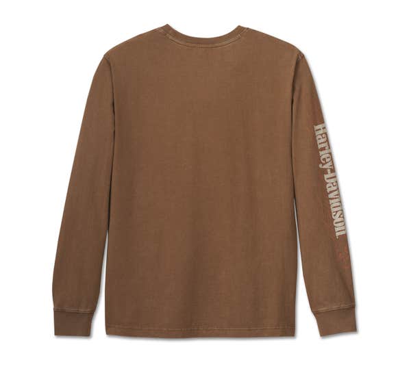 HARLEY-DAVIDSON MENS H-D EAGLE RIDER LONG SLEEVE TEE