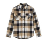 HARLEY-DAVIDSON MENS ESSENCE LONG SLEEVE FLANNEL SHIRT