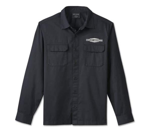 HARLEY-DAVIDSON MENS WRENCH CREW MECHANICS LONG SLEEVE SHIRT